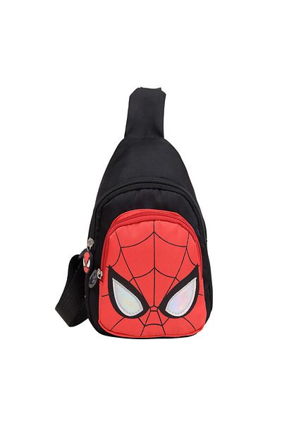 Choice black Disney Marvel Avengers Spiderman Children's Shoulder Backpack Pattern Large Capacity Bag Casua