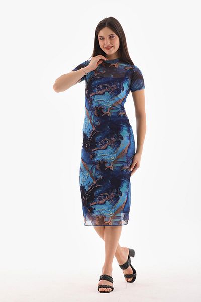 ŞİMAL Rochie de dama transparenta cu model