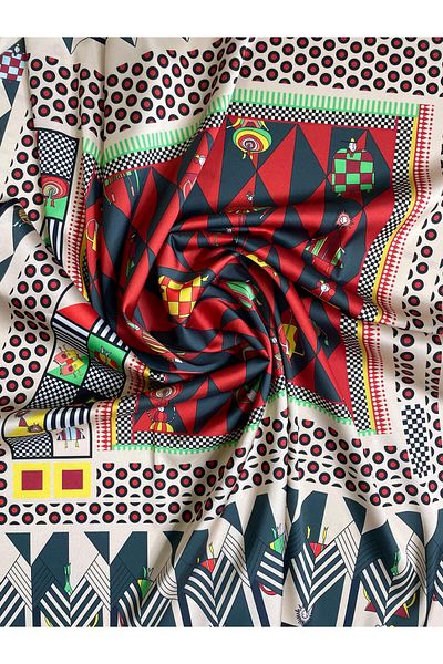 Bolder Scarf Borda Checkered Scarf 70*70 cm