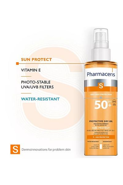 Pharmaceris S Sun Protect Protective Dry Oil SPF 50+ - 200 ml