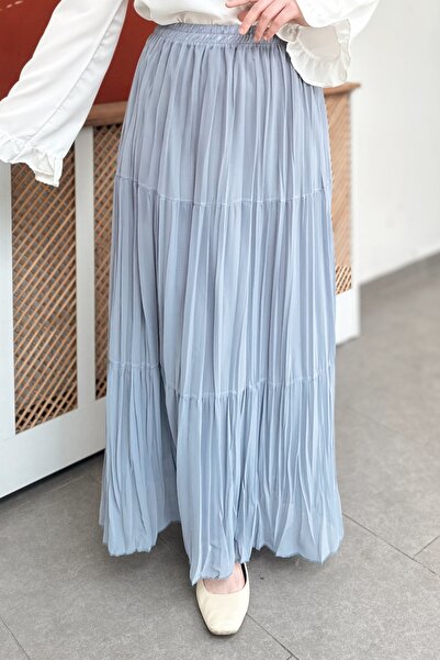 Gizce Nefel Turquoise Skirt