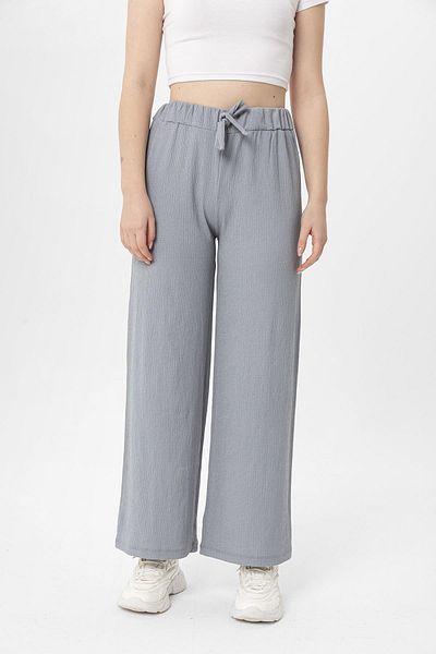 ŞİMAL Women's Wide Leg Trousers 250022   -