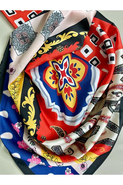 Bolder Ethnic Pattern Scarf 70*70