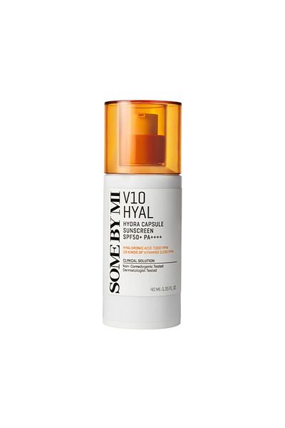 Some By Mi Korean V10 HYAL SPF50 Sunscreen Hydra Capsule With 10 Vitamins And HYALuronic Acid - 40Ml