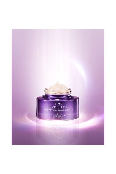 Missha Korean Time Revolution Night Repair Ampoule Cream 5X , Triple Fermented Face Cream - 50ml