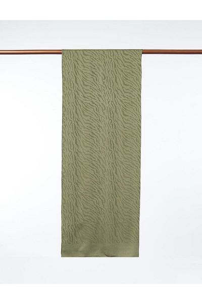 Kayra Σάλι με σχέδιο Water Green Zebra