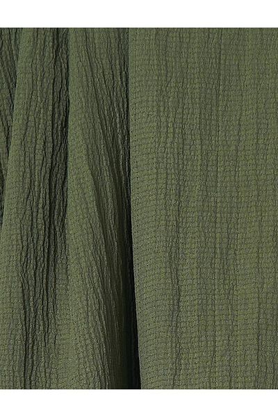 Kayra Mio Textured Shawl Khaki
