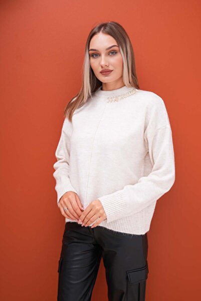 ŞİMAL Жіночий трикотажний светр з морською мушлею 245184