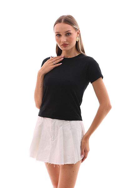 ŞİMAL Tricou de bază cu mânecă scurtă pentru damă 250051   -