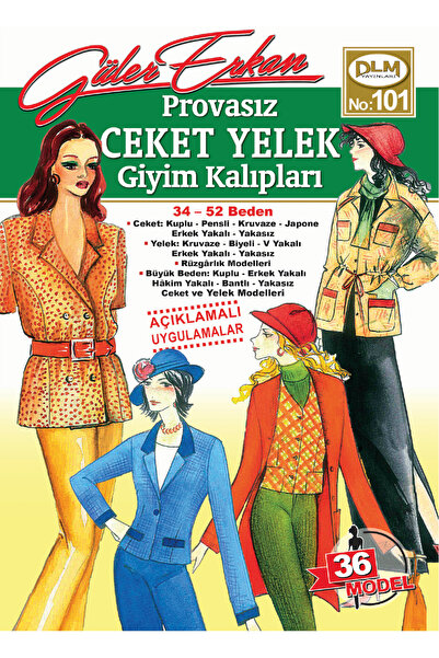 Genel Markalar Provasız Ceket Yelek Giyim Kalıpları