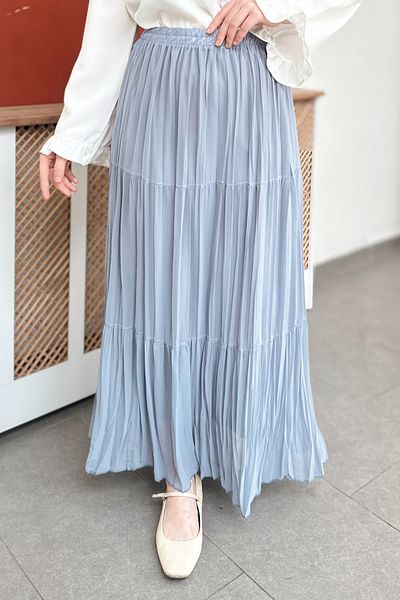 Gizce Nefel Turquoise Skirt