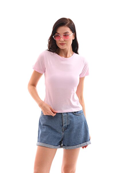 ŞİMAL Tricou de bază cu mânecă scurtă pentru damă 250051   -