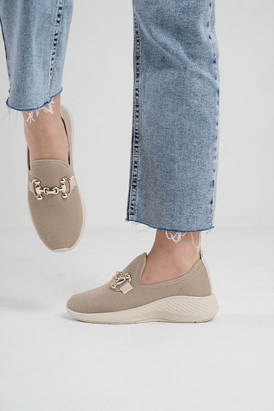 Beyond Women's Beige Gc Buckle Sneaker 4cm Byndsnkk04
