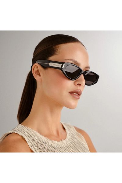 Saint Laurent Yves Sl 618 001 Ekartman: 56 Unisex Sunglasses