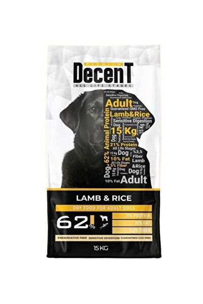 Decent Kuzulu Yetişkin Köpek Maması 15 Kg