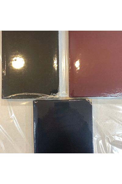 Muka Undated Notebook - Agenda (Modelist) 14x20 CM Faux Leather Hard Cover 144 Sheets Ruled
