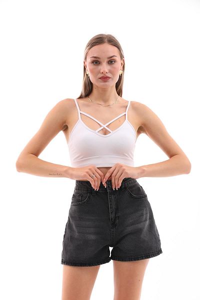 ŞİMAL Mini pantaloni scurți din denim pentru femei - Design confortabil și elegant