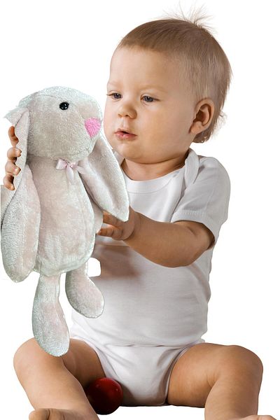 Sole My Sleeping Friend Long Ear Bunny with Bow Tie Plush Rabbit 65 cm