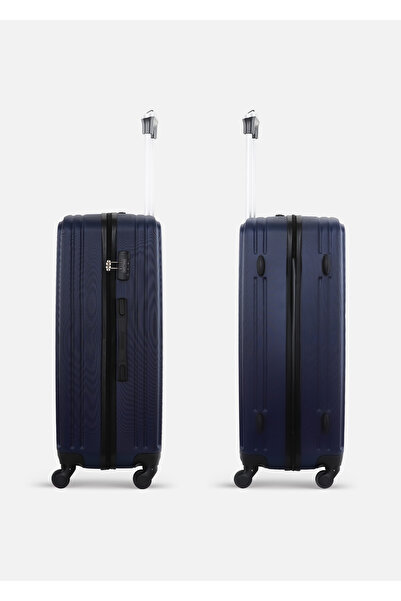 PARAJOHN Vertex Cabin Size ABS Hardside Spinner Luggage Trolley – Lightweight 10KG 4-Wheel, 20 Inch, Navy