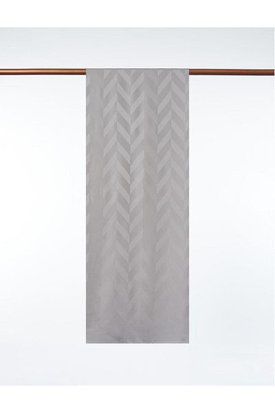 Kayra Gray Herringbone Patterned Shawl