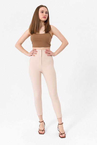 ŞİMAL Pantaloni de damă cu talie înaltă - 245205