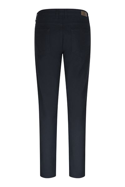Hatemoğlu Παντελόνι από βαμβακερό καμβά Navy Blue Regular Fit με 5 τσέπες