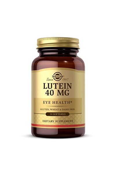 Solgar Lutein 40 mg, 30 Softgels - Eye Health, Blue-Light Filter, FloraGLO, Gluten & Dairy Free