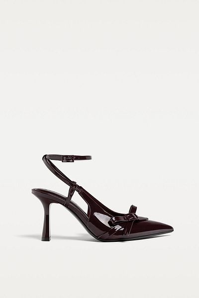 Stradivarius High-heel Shoes With Bow Limited Edition