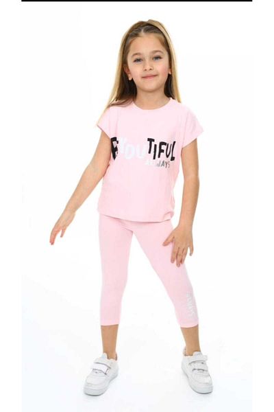 BİR DOZ ÇOCUK GÜLÜŞÜ Girl's Cotton Summer Suit