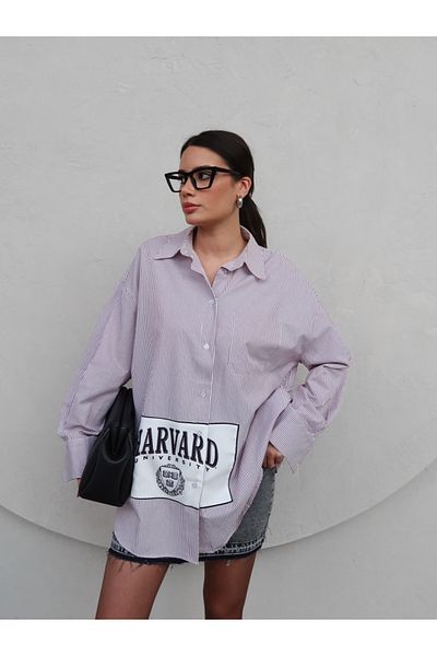 ESRAHELVACI Cămașă oversize imprimată