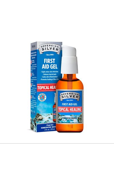 Sovereign Silver First Aid Gel – Topical Healing Homeopathic Medicine, 2 oz.