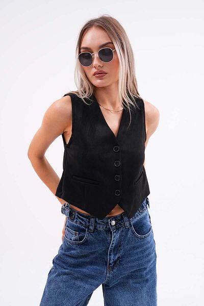 ŞİMAL Vestă de damă din piele intoarsa 245131   -