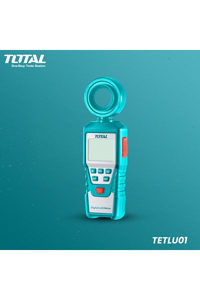 TOTAL Digital Light Lux Meter TETLU01 – High Precision Illuminance Measurement, 0-100000 Lux