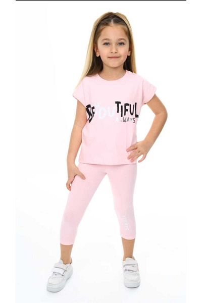 BİR DOZ ÇOCUK GÜLÜŞÜ Girl's Cotton Summer Suit