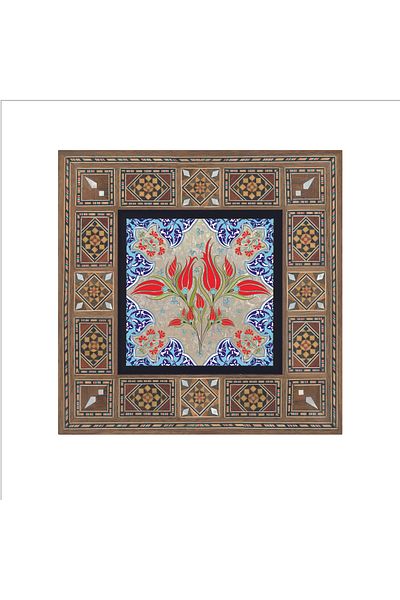 Sadrazam Masa MDF imprimata cu model otoman Iznik 20x20 Kd-39