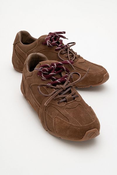 LuviShoes Pantofi de damă SERENA din piele naturală din piele naturală maro