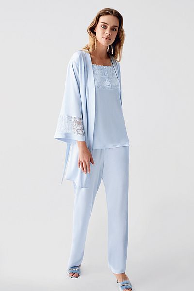 PERİN 320- SET DE NOAPTE PIELE BUMBAC PIELE 3 PIESE