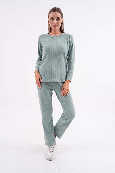 ŞİMAL Women's Embroidered Camisole Two-Piece Set 255012 -