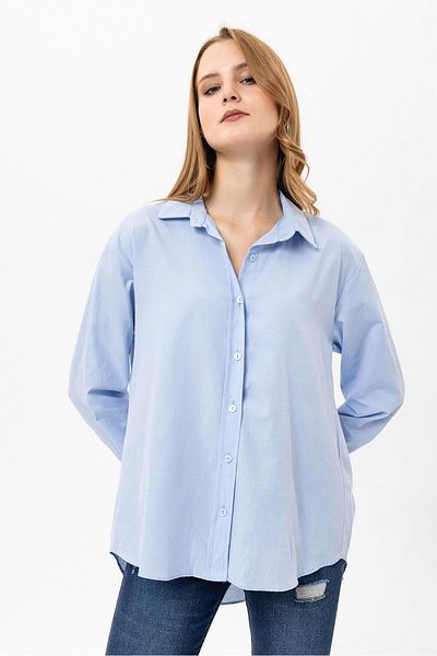 ŞİMAL Cămașă de damă oversize din popelin 250242