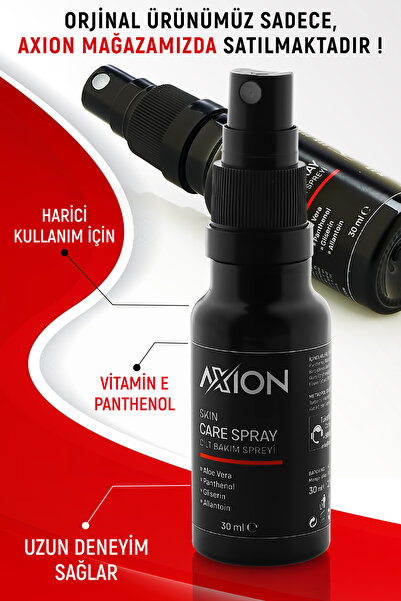 AXION Uzun Deneyim Premium Sprey Long Time Spray Cilt Bakım Spreyi 30 ml Erkekler Için Daha Uzun Etki