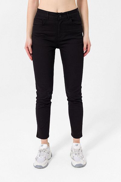 ŞİMAL Women's High Waist Skinny Leg Gabardine Trousers240104 -