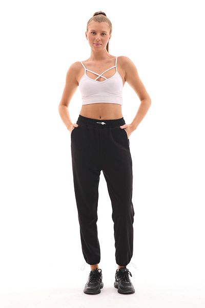 ŞİMAL Pantaloni de trening pentru femei cu talie din cauciuc - 245206