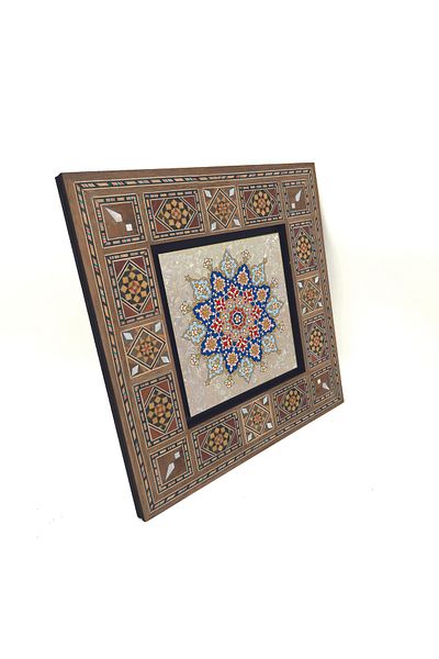 Sadrazam Pictură MDF imprimată cu model Rumi 20x20 Kd-54