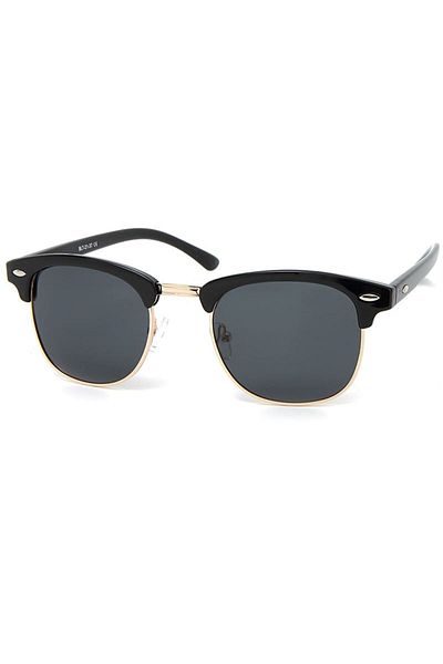 EKstore Clubmaster Unisex Sunglasses - Black Sunglasses
