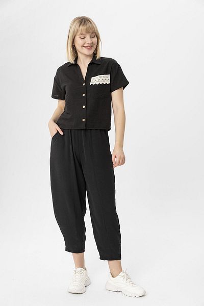 ŞİMAL Ayrobin Women's Baggy Trousers 250002