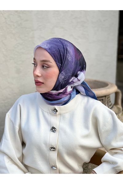 Modakaşmir 110 cm Abstract Pattern Scarf
