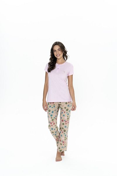 U.S. Polo Assn. Costum de pijama pentru femei cu revere cu licență New Season