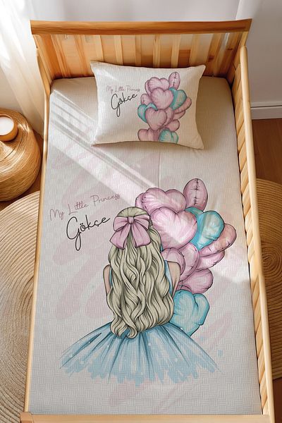 Homamia Montessori Pique Set Jacquard 100% Cotton Balloon Girl