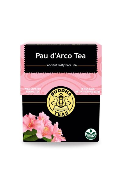 Buddha Teas شاي باو داركو - كوشير OU، 18 كيس شاي خالٍ من المبيضات