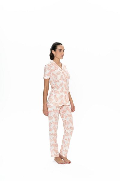U.S. Polo Assn. Licensed New Season Women's Full Length Collar Pajama Set